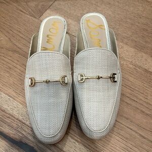 Like New!! Sam Edelman Linnie Bit Mule - 8.5 - Natural